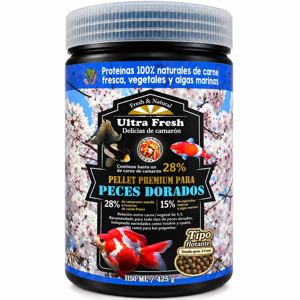ALIMENTO PARA PECES GOLDFISH Y CARPAS